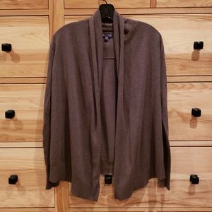 GAP Brown Open-Front Cardigan Sweater Size Small